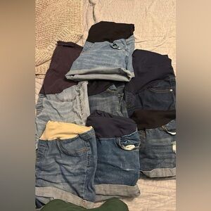 Maternity Jean shorts bundle
